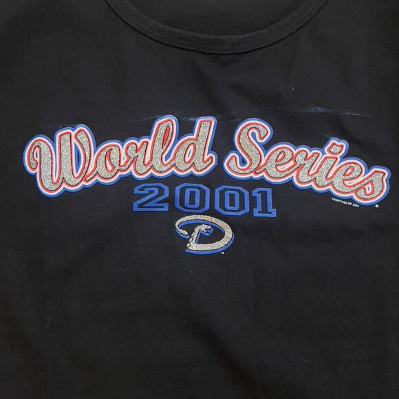 Vintage 2001 Arizona Diamondbacks World Series Tee Shirt Single Stitch - Large - Picture 2 of 7
